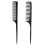 Rat Tail Comb and Wide Tooth Comb Set with Precision Sectioning Tail, Anti Static Detangling, Black 2 Pack 1