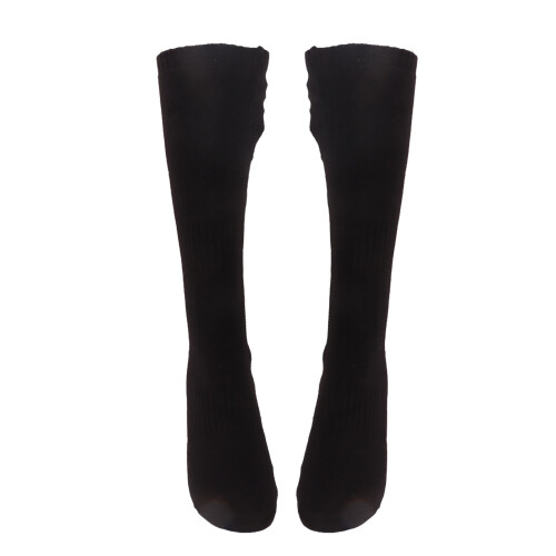 Rechargeable Heated Socks Waterproof 3-Speed Cotton Black 1