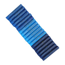 Ensemble de 18 pastels à l'huile doux bleu pour enfants et artistes, couleurs vives