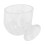 Transparent Aquarium Red Worm Feeder Cup, 3.8cm Diameter 16