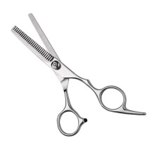 Professional Barber Scissors 6 Inch Stainless Steel Hair Cutting and Thinning Shears with Extra Sharp Blades