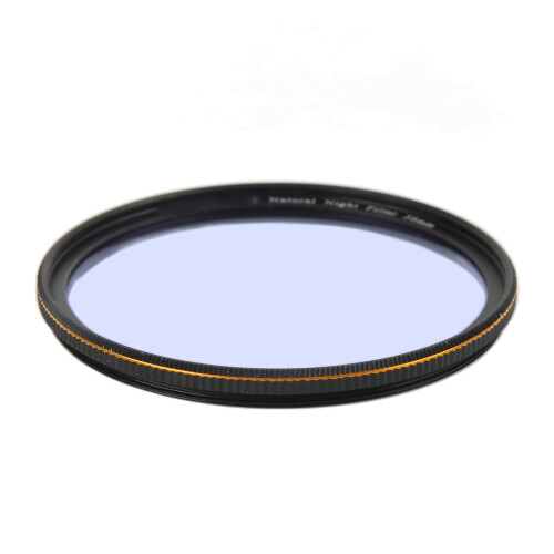 58mm Natural Night Filter for Light Pollution Reduction, Clear Optical Glass 2