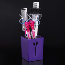 Hair Cutting Scissors Set 8PCS with Thinning Shears Comb Clips Cape for Salon and Home Use