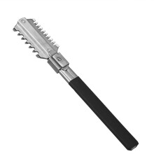 Hair Thinning Razor Comb with Dual Side Design for Precision Cutting, Stainless Steel Barber Tool