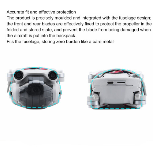 TPU Gray Drone Propeller Holder Strap for Mini 3 Pro Protection 2