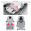 TPU Gray Drone Propeller Holder Strap for Mini 3 Pro Protection 12