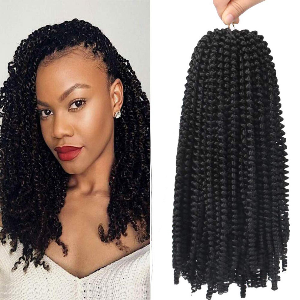 Unisex 14 Inch Faux Locs Crochet Hair, Soft Goddess Locs Braiding Hair For Protective Styles, 1B