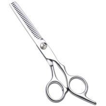 6 Inch Professional Hair Cutting Scissors Set with Thinning Shear Comb and Ergonomic Grip