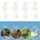 4 Sets Rainproof Chicken Feeder Automatic Poultry Feed Kits, PP Material 10
