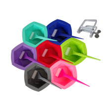 Hair Dye Bowl Set with Connectable Bowls and AntiSlip Rings, 15pcs Professional Hair Coloring Kit