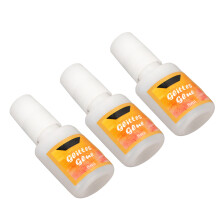 3er Set Körper-Glitzer-Gele, ungiftiger Kleber für Gesicht & Haut, geeignet für Cosplay & Party
