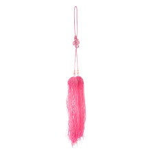 Chinese Knoop Kwast Roze Zijde Voor Martial Arts Decor