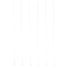 6Pcs White Alumina Kiln Rods Ceramic Tools for Pendant and Bead Firing