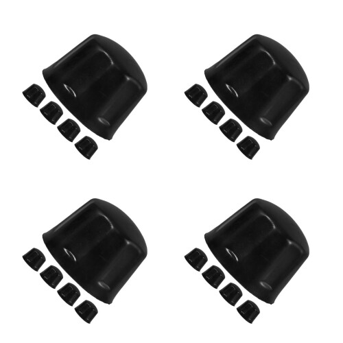 20Pièces Bouchons Caoutchouc Protection Moyeux Pour Remorque