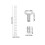1Set Motorcycle Rear Brake Return Spring Set Alloy Adjustable Silver 2