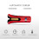 Automatic Curling Iron with Ceramic Ionic Barrel, AntiTangle Spin, LCD Temps and Timer, Red 3