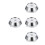 16Stk ABS Nabenkappen Silber Auto Radmitte Wasserdicht Elegante 2