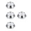 16Stk ABS Nabenkappen Silber Auto Radmitte Wasserdicht Elegante 3