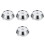 16Stk ABS Nabenkappen Silber Auto Radmitte Wasserdicht Elegante 4