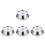16Stk ABS Nabenkappen Silber Auto Radmitte Wasserdicht Elegante 6