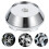 16Stk ABS Nabenkappen Silber Auto Radmitte Wasserdicht Elegante 8