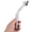 1Set Durable Steel Wheelchair Push Handle Extender Silver for Elderly 6