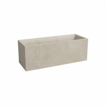 Jardinière SYDNEY - Kunststoff - Creme - Rechteckig - 79,5x29,5x29,5 cm - 57 L - ARTEVASI