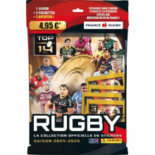 Starter-Paket - PANINI - Rugby Top 14 2025/2026 - Album - 4 Päckchen