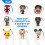 Funko Funko Bitty POP! Figurine - One Piece Luffy - 4-Pack Mini Figurines - Vinyl 6