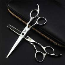 6 Inch Japanese Stainless Steel Hair Cutting Scissors with Razor Sharp Edge for Salon and Home