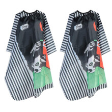 Hair Cutting Cape Pack of 2 Waterproof Salon Capes with Snap Closure for Adults and Kids