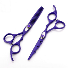 Professional Hair Cutting Scissors Set 6.0 Inch Barber Shears with Thinning Scissors for Salon