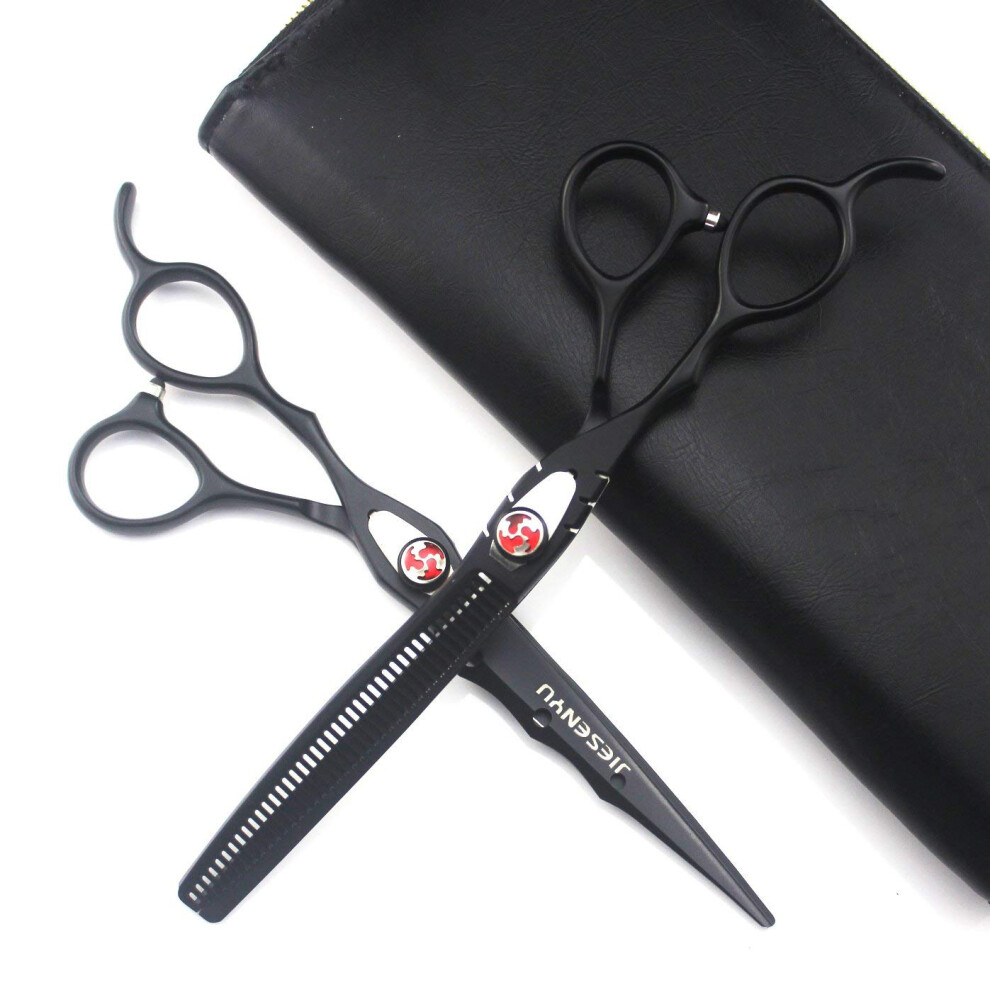 LeftHanded 7 Inch Professional Hair Cutting Scissors Set, Japanese Steel Barber Shears