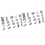 40pcs PET Laser Handbook Stickers 3D Shadow 0.5oz 1