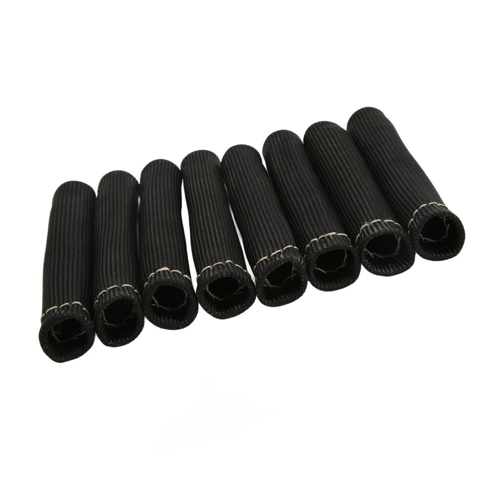 Fiberglass Spark Plug Wire Boot Heat Shield Sleeve Universal Fit 8Pcs 4081389986518
