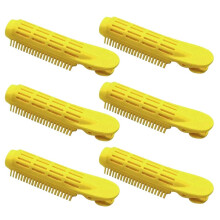 Hair Root Volume Clip Set, Self Grip Instant Lift Styling Tool for Fluffy Salon Hair, 6pcs Yellow