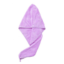Microfiber Hair Towel Wrap for Women Fast Drying Turban Super Absorbent Purple