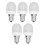 Becuri LED E12 pentru ventilator de tavan, pachet de 5, 1,5 W, 75 lm 1