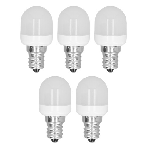 Becuri LED E12 pentru ventilator de tavan, pachet de 5, 1,5 W, 75 lm