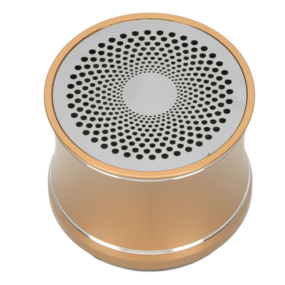 Mini Bluetooth Speaker 450Mah Ip67 Waterproof Aluminum For Shower, Bike, Car Gold 8481389987816