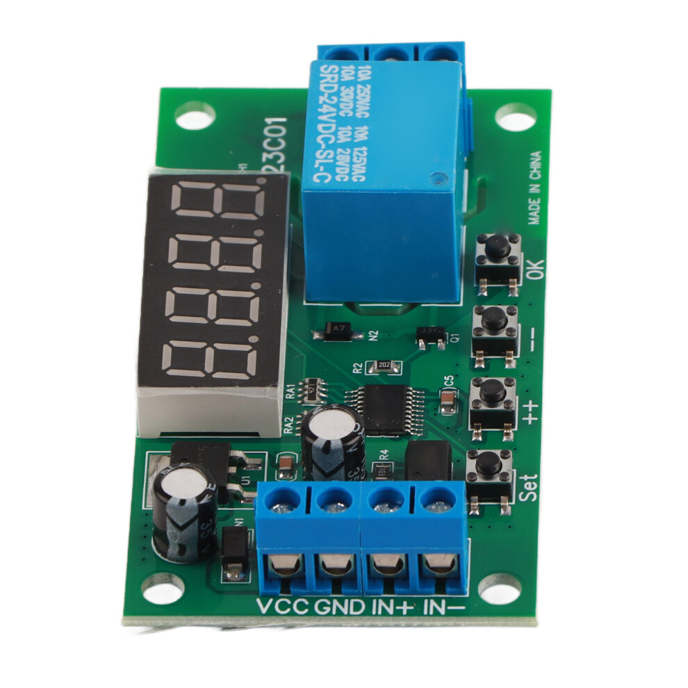 Multifunctional Pulse Counter Relay Board 0.1S-9999999.9S 1 Channel 24V 4641389988051