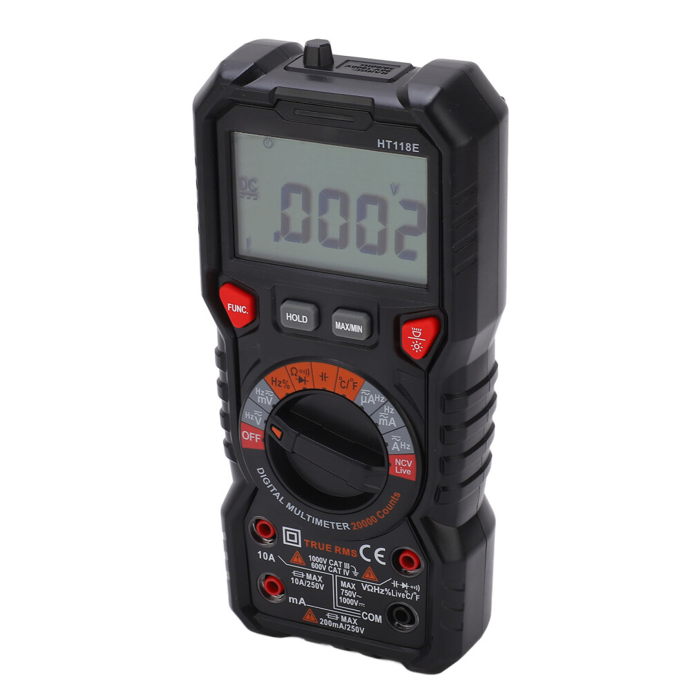 Digital Multimeter Ht118e Voltage Current Resistance Capacitance Tester 8431389988085