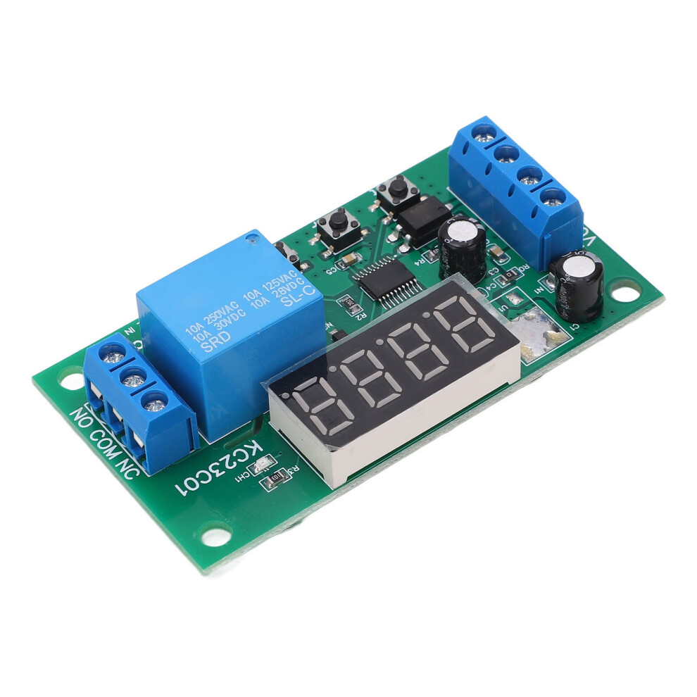 12V Relay Module Pulse Counter 0.1s-9999999.9s