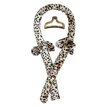 Heatless Curling Rod Headband No Heat Hair Curling Tool Soft Foam Leopard Print Overnight Styler