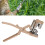 Gray Multifunctional Grafting Scissors Non Slip V Shape Cutting Grafting Pruner Tool 4