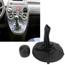 5 Speed Manual Gear Shift Knob & Gaiter Boot Cover for Fiat Panda