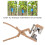 Gray Multifunctional Grafting Scissors Non Slip V Shape Cutting Grafting Pruner Tool 8