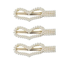 Pearl Hair Clip for Bangs with Nonfading Finish, Secure Hold Hairpin Set for Women and Girls, 20pcs