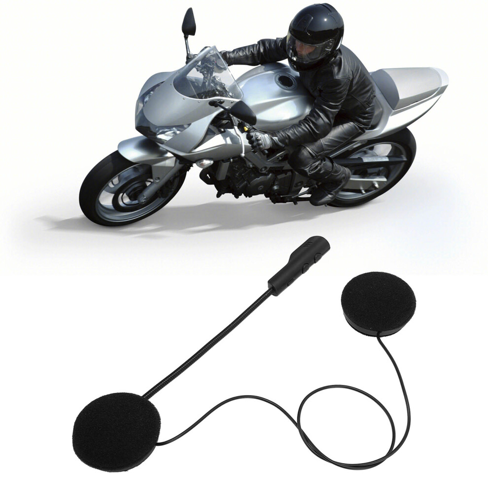 T4 Wireless Helmet Bluetooth Headset, 180Mah, Noise Reduction, Black 8481389989612