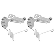 2 Stück Edelstahl 30mm 4-in-1 Spiegel Flachbett-Nähmaschinen Binder